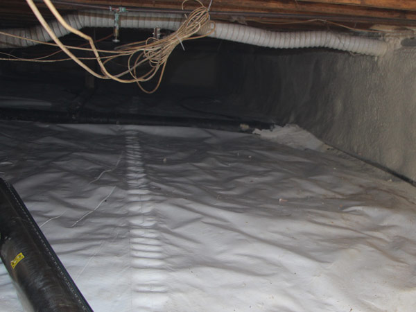 Another view from a clean sealed crawl space